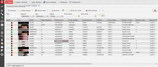 Control de Visitantes